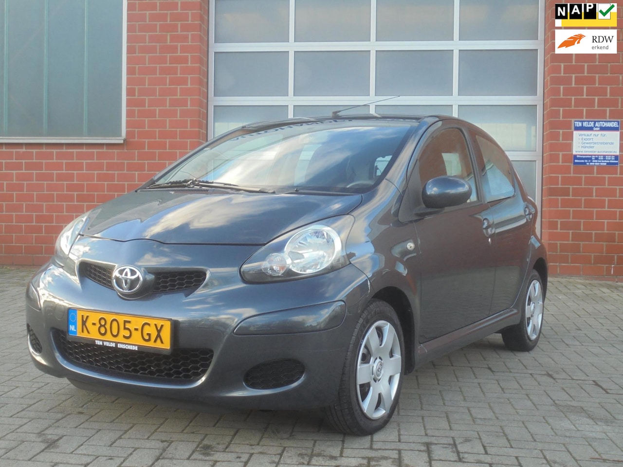 Toyota Aygo - 1.0-12V Access 1.0-12V Access, Airco, Stuurbekrachtiging, 5 DRS, APK 1-2026, 131.000 km !! - AutoWereld.nl