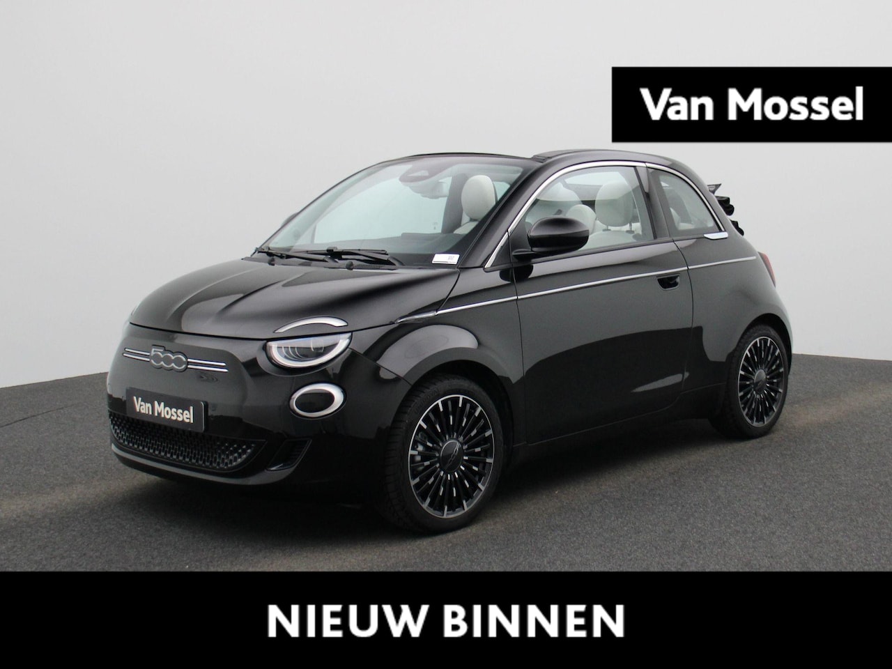 Fiat 500 C - 500e La Prima 42 kWh | Cabrio | Navigatie | Camera | Leder | - AutoWereld.nl