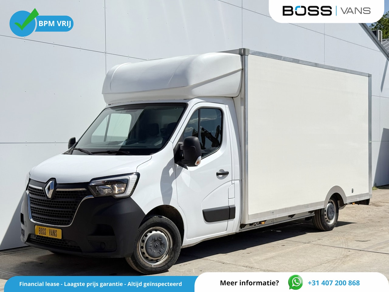 Renault Master - Plancher dCi 145pk L3H1 Nieuw Model Plancher Cruise Control Airco Bakwagen Meubelbak Foodt - AutoWereld.nl