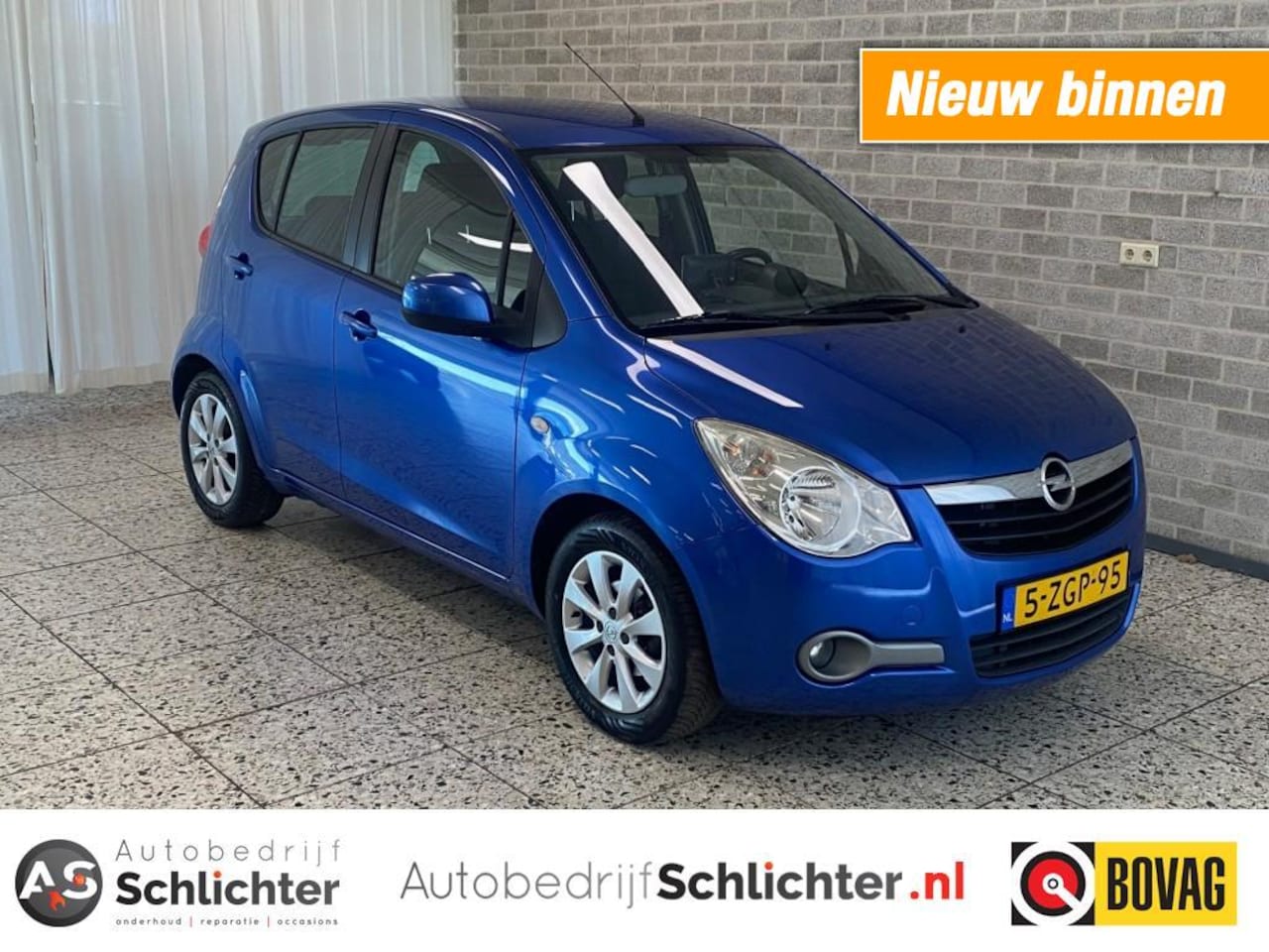 Opel Agila - 1.2 Blitz Trekhaak/Airco/LM-Velgen/Camera/Start-Stop - AutoWereld.nl