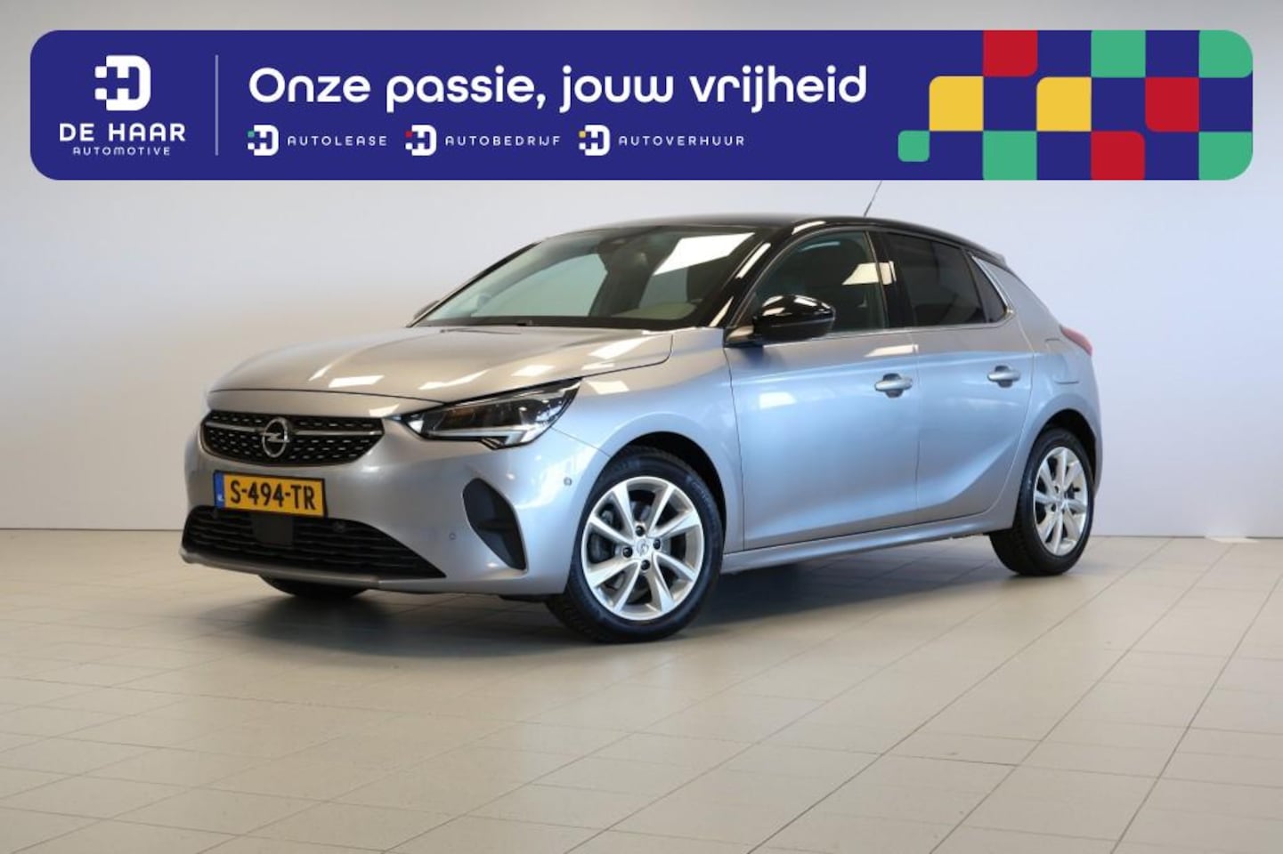 Opel Corsa - 1.2 Elegance - Dodehoeksens. - Stoelverwarming - Carplay - AutoWereld.nl