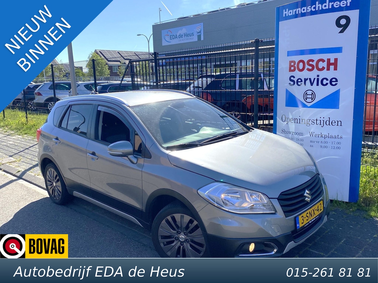 Suzuki SX4 S-Cross - 1.6 Exclusive met o.a. parkeersens., cruise, trekhaak, stoelverwarming, etc. - AutoWereld.nl