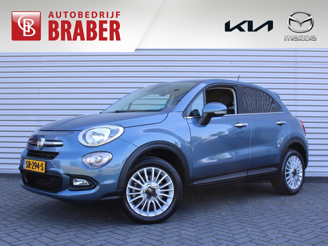 Fiat 500 X - 1.4 Turbo MultiAir Lounge | Navi | 17 inch | Cruise | Clima | Bluetooth | Lichtsensor | Re - AutoWereld.nl