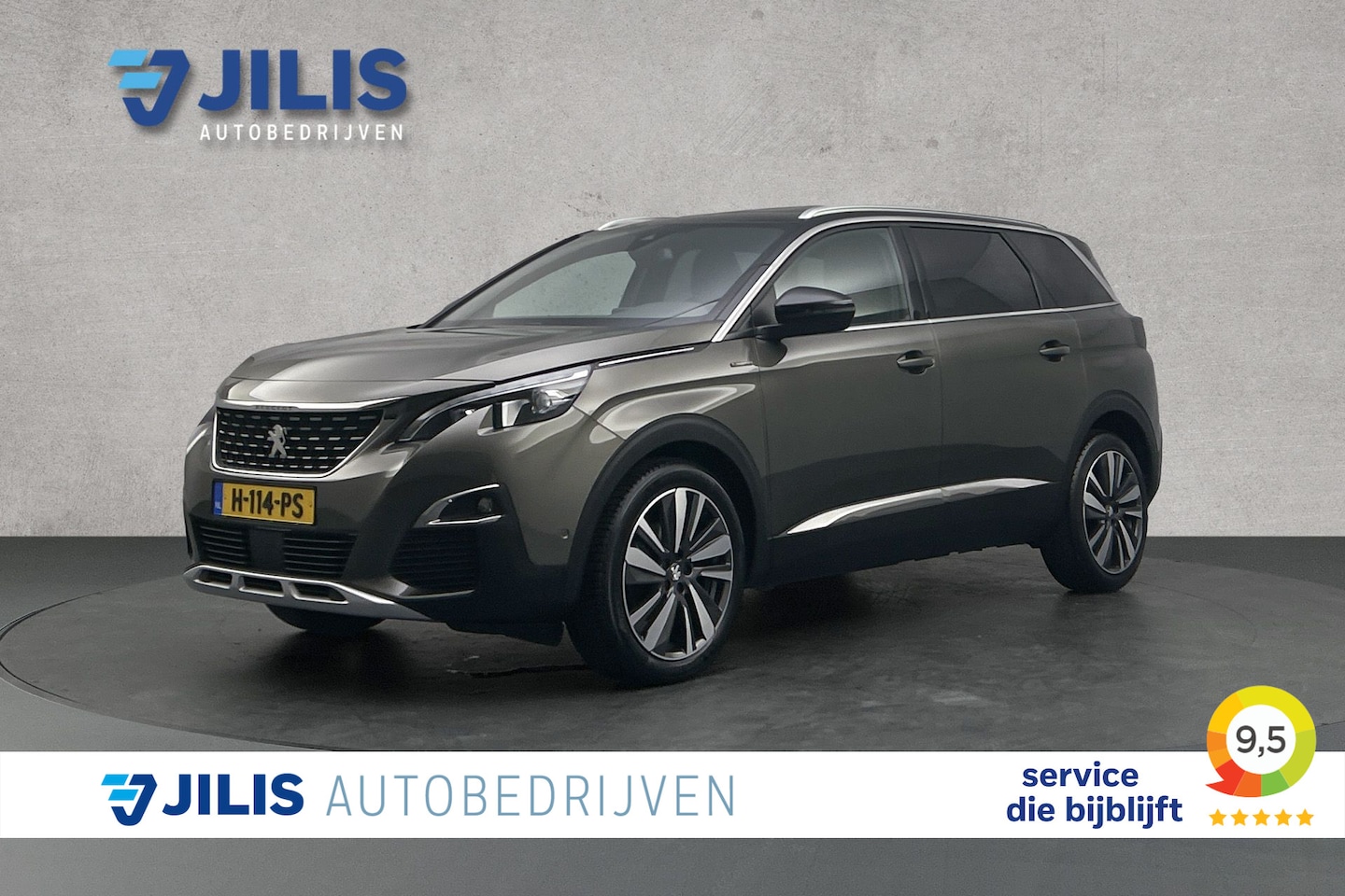 Peugeot 5008 - 1.2 PureTech Blue Lease GT-Line | Half leder | Elektrisch panoramadak | LED | Apple carpla - AutoWereld.nl
