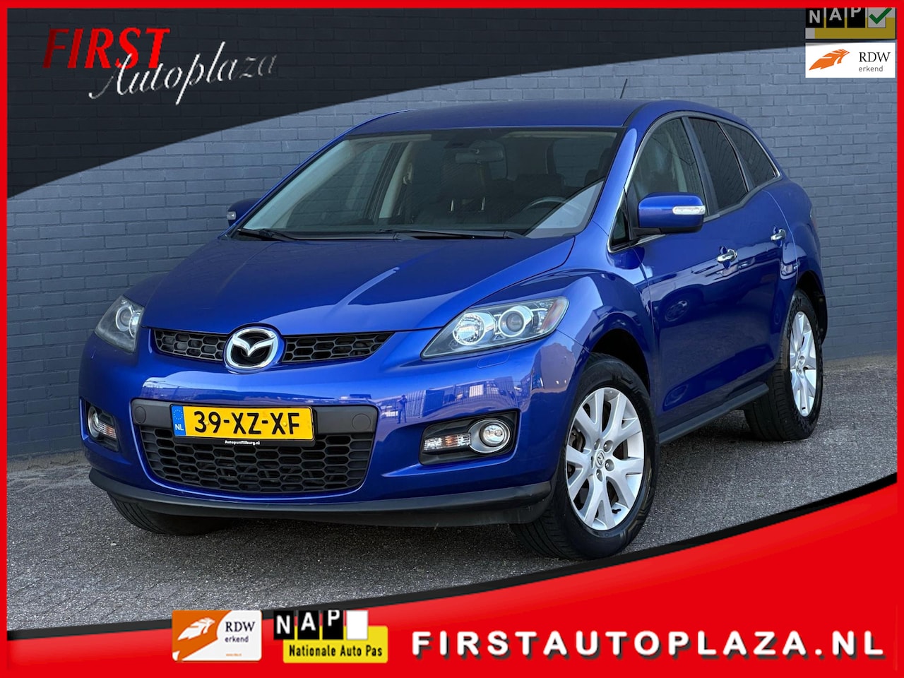 Mazda CX-7 - 2.3 Turbo Executive 6-BAK/LEDER/CRUISE/NAVI | NETTE AUTO ! - AutoWereld.nl