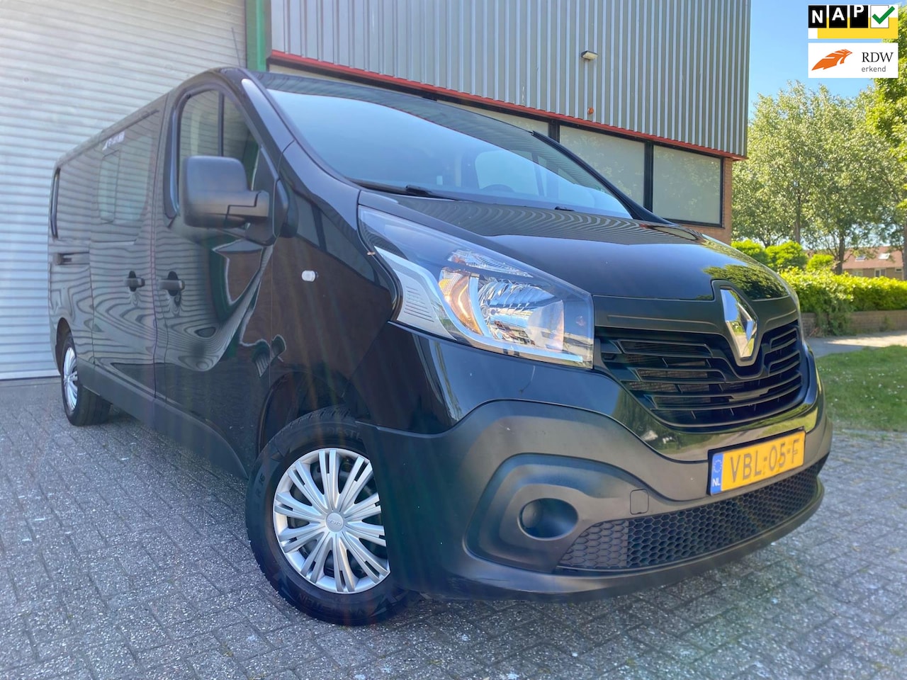 Renault Trafic - 1.6 dCi T29 L2H1 Dubbelcabine 6 Zitter Airco Navi - AutoWereld.nl
