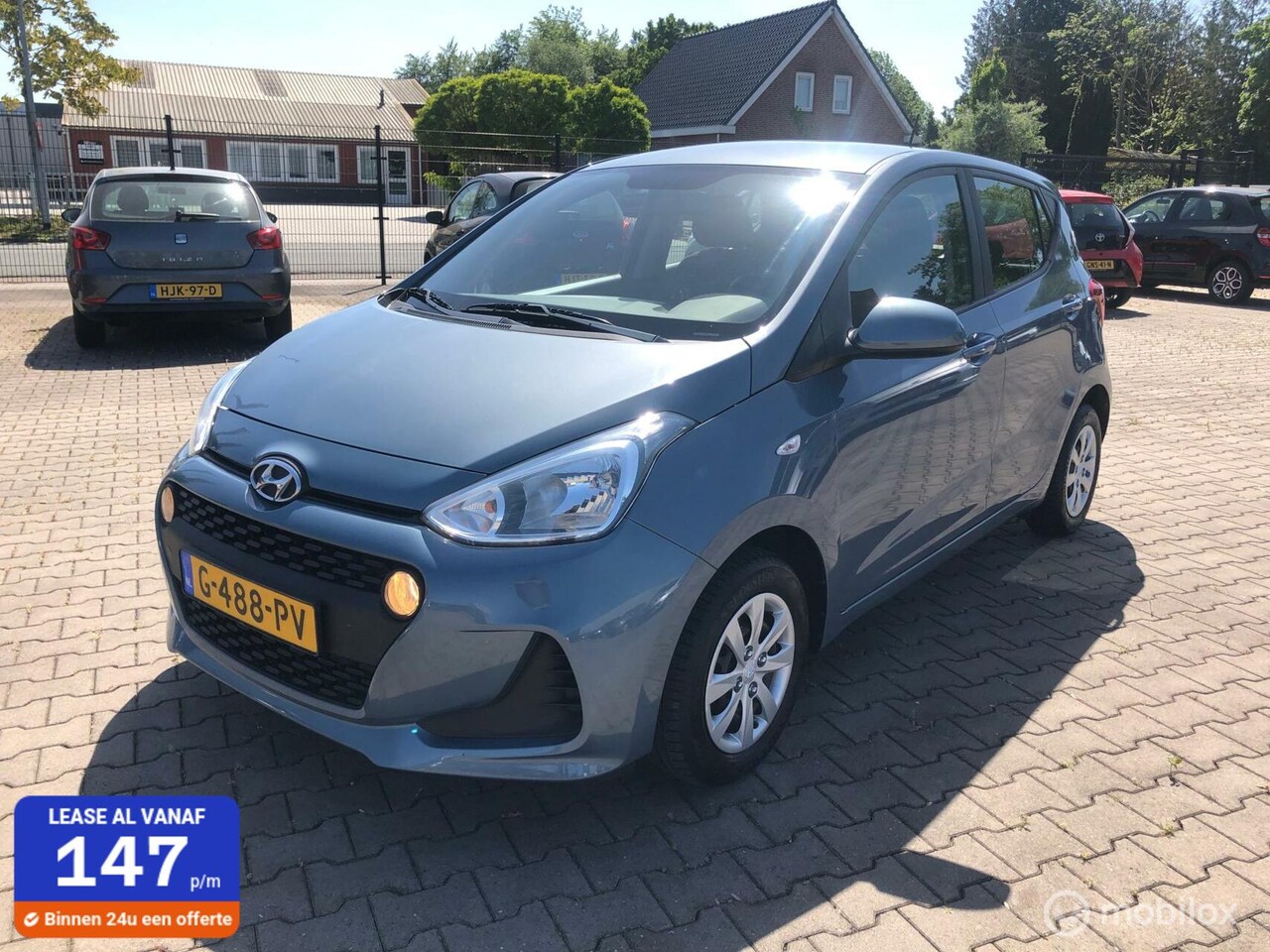 Hyundai i10 - 1.0i i-Premium 5.Drs Airco Ecc Navi Cruise Contr - AutoWereld.nl