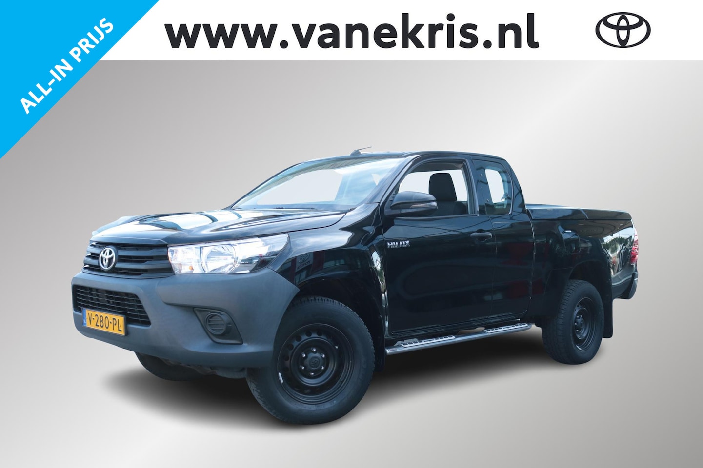 Toyota HiLux - 2.4 D-4D-F Xtra Cab Comfort 2.4 D-4D-F Xtra Cab Comfort, Trekhaak, Airco - AutoWereld.nl