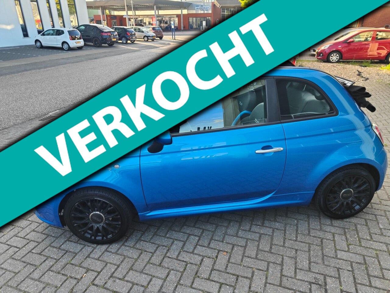 Fiat 500 - 1.2 S Lounge 500C Cabrio - AutoWereld.nl