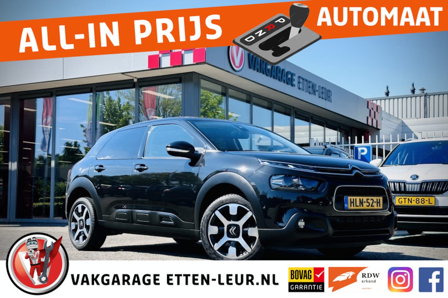 Citroën C4 Cactus - 1.2 110PK Shine / CAMERA / LEDER / APPLE + ANDROID - AutoWereld.nl