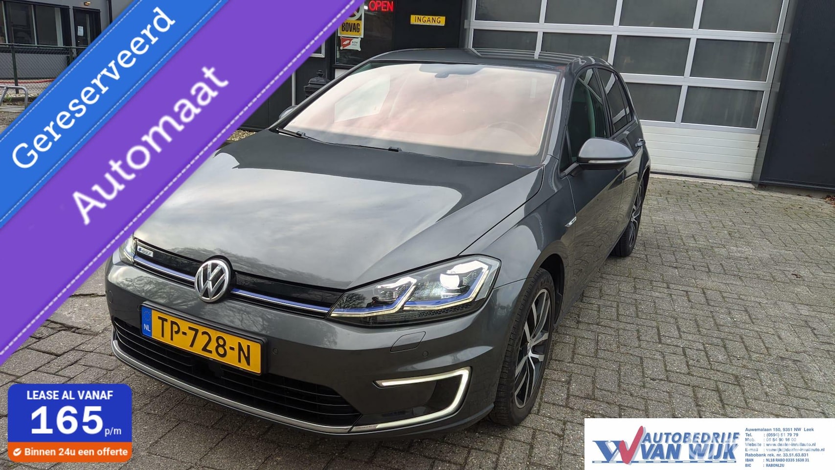 Volkswagen e-Golf - . Virtual cockpit ParkAss, Full LED&Dynam. - AutoWereld.nl