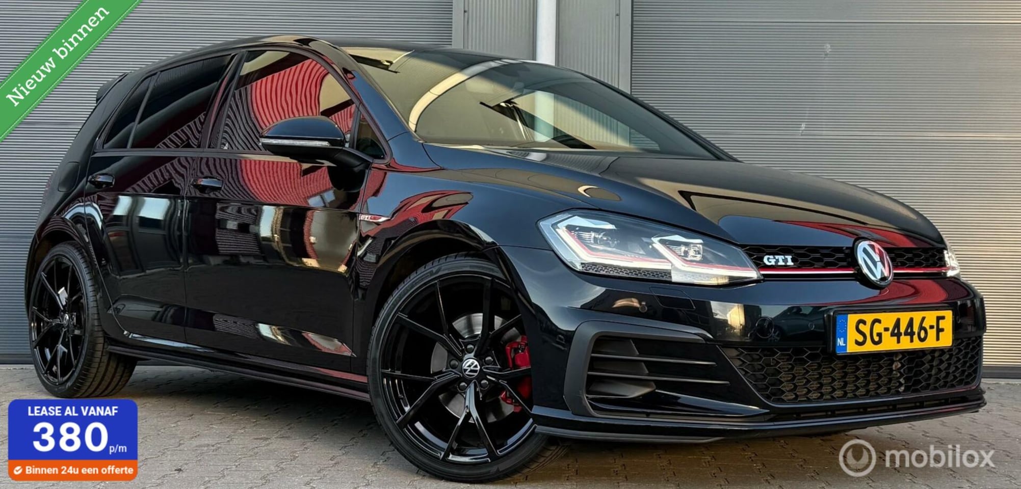 Volkswagen Golf - 2.0 TSI GTI Edition Black/Leder/19"/LED/Carplay - AutoWereld.nl