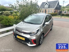 Kia Picanto - 1.2 CVVT GT-Line AUTOMAAT CARPLAY SCHUIFDAK LEDEREN BEKLEDING ACHTERUITRIJ CAMERA ZEER COM