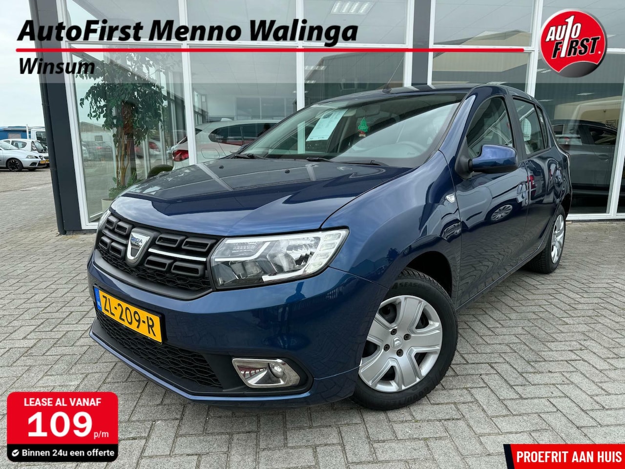 Dacia Sandero - 1.0 SCe Laureate | Airco | Cruise Control | Elektrische Ramen - AutoWereld.nl