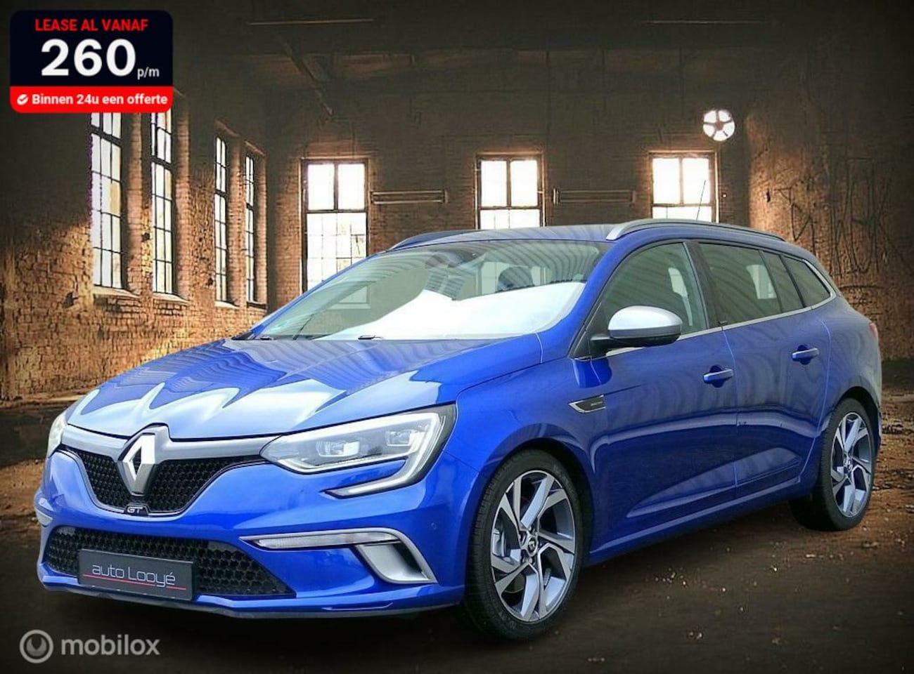 Renault Mégane Estate - 1.6 TCe GT 1.6 TCe GT 205 PK, aut., org. NL, 18 inch, groot onderh. uitgev. - AutoWereld.nl