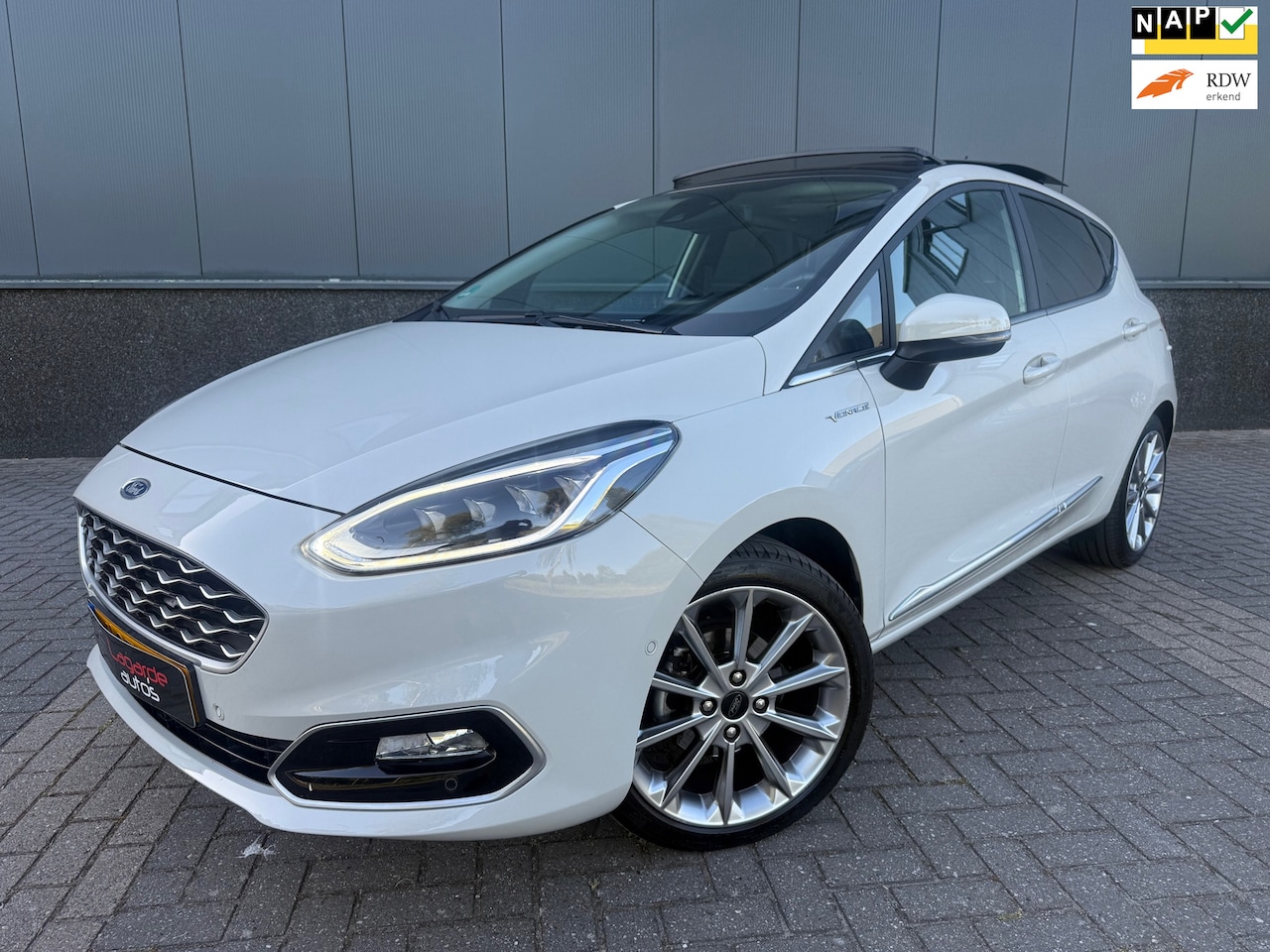 Ford Fiesta - 1.0 EcoBoost Hybrid Vignale 1.0 EcoBoost Hybrid Vignale , CLIMA ,LEER ,LED ,ENZ - AutoWereld.nl