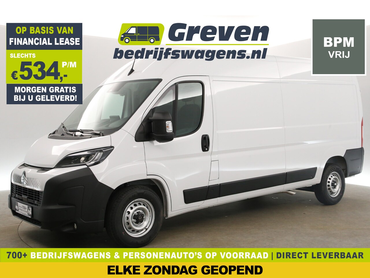 Citroën Jumper - 2.2 BlueHDi L3H2 180PK NIEUW | BPM VRIJ | Automaat Airco Camera Virtual Cruise Navi PDC 3 - AutoWereld.nl