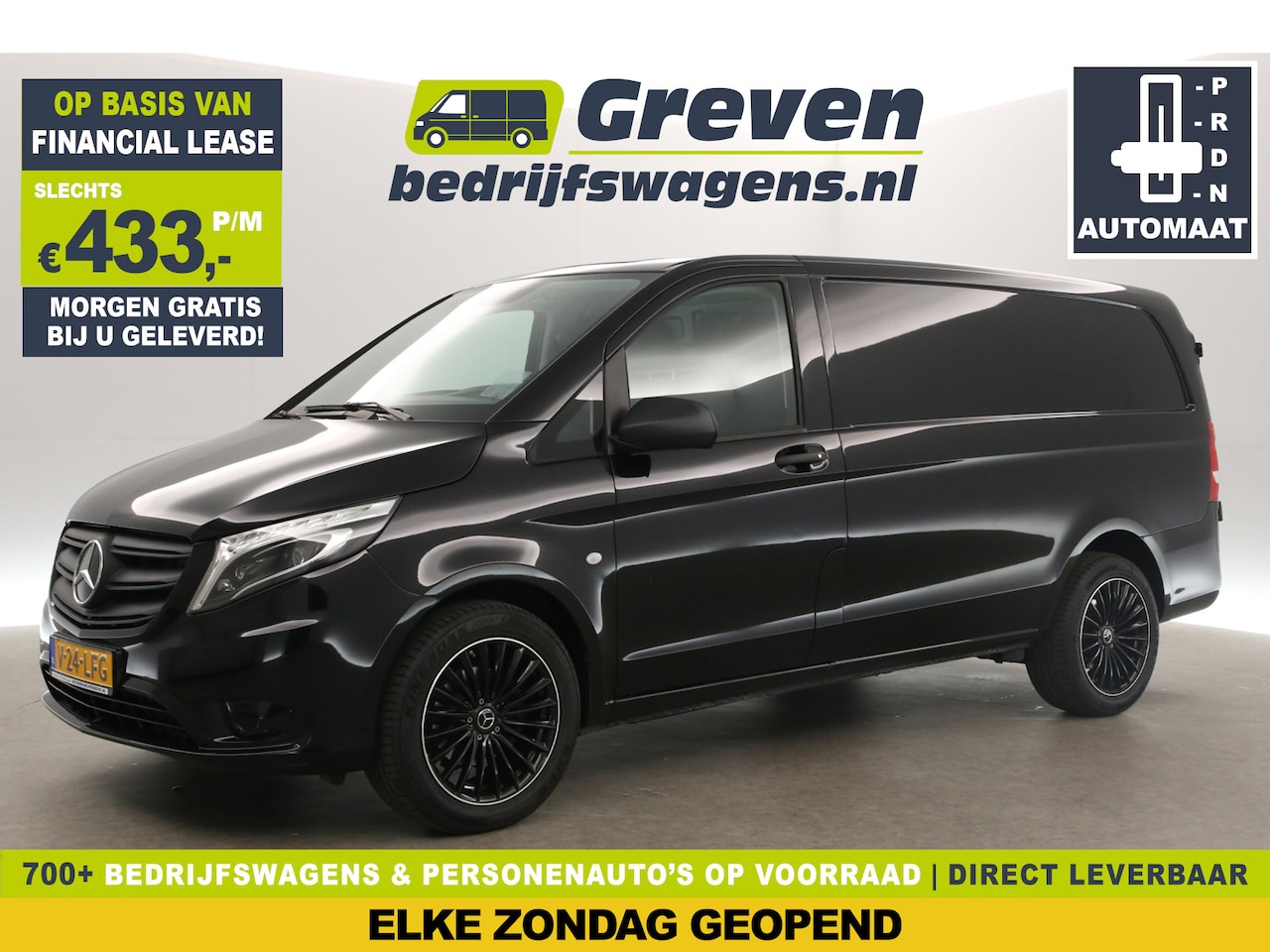 Mercedes-Benz Vito - 114 CDI Lang Automaat Airco Cruise Camera Carplay Navigatie 3 Persoons LED 18''LMV Stoelve - AutoWereld.nl