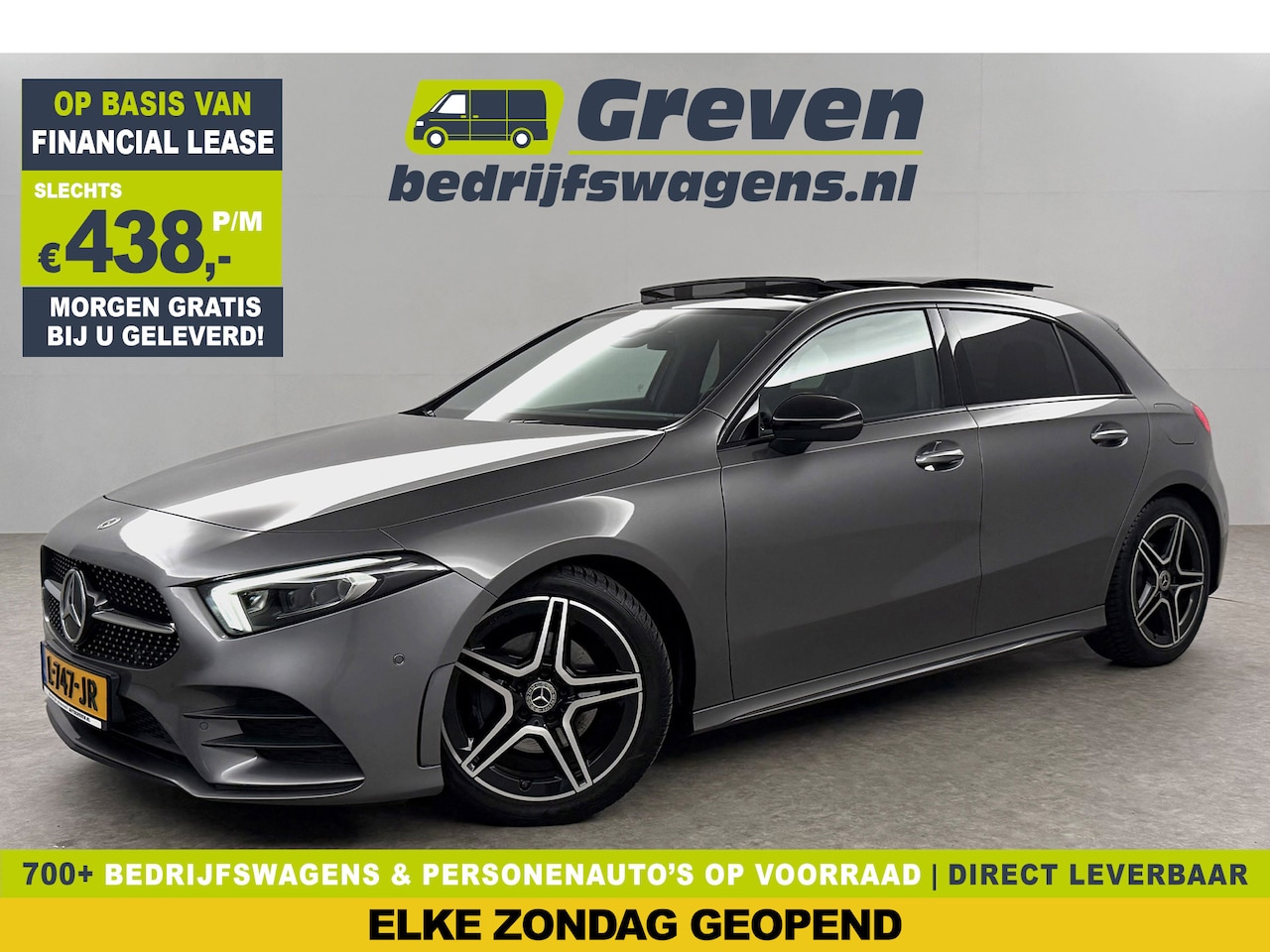 Mercedes-Benz A-klasse - 180 AMG Pano Sfeer Burmester LED Virtual Memory Camera Cruise Clima Navi PDC 18"LMV - AutoWereld.nl