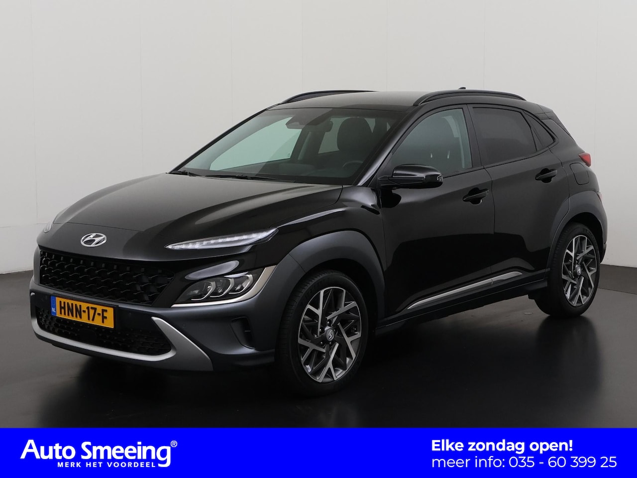 Hyundai Kona - 1.6 GDI HEV Premium | Leder | Head Up | Camera | Zondag Open! - AutoWereld.nl