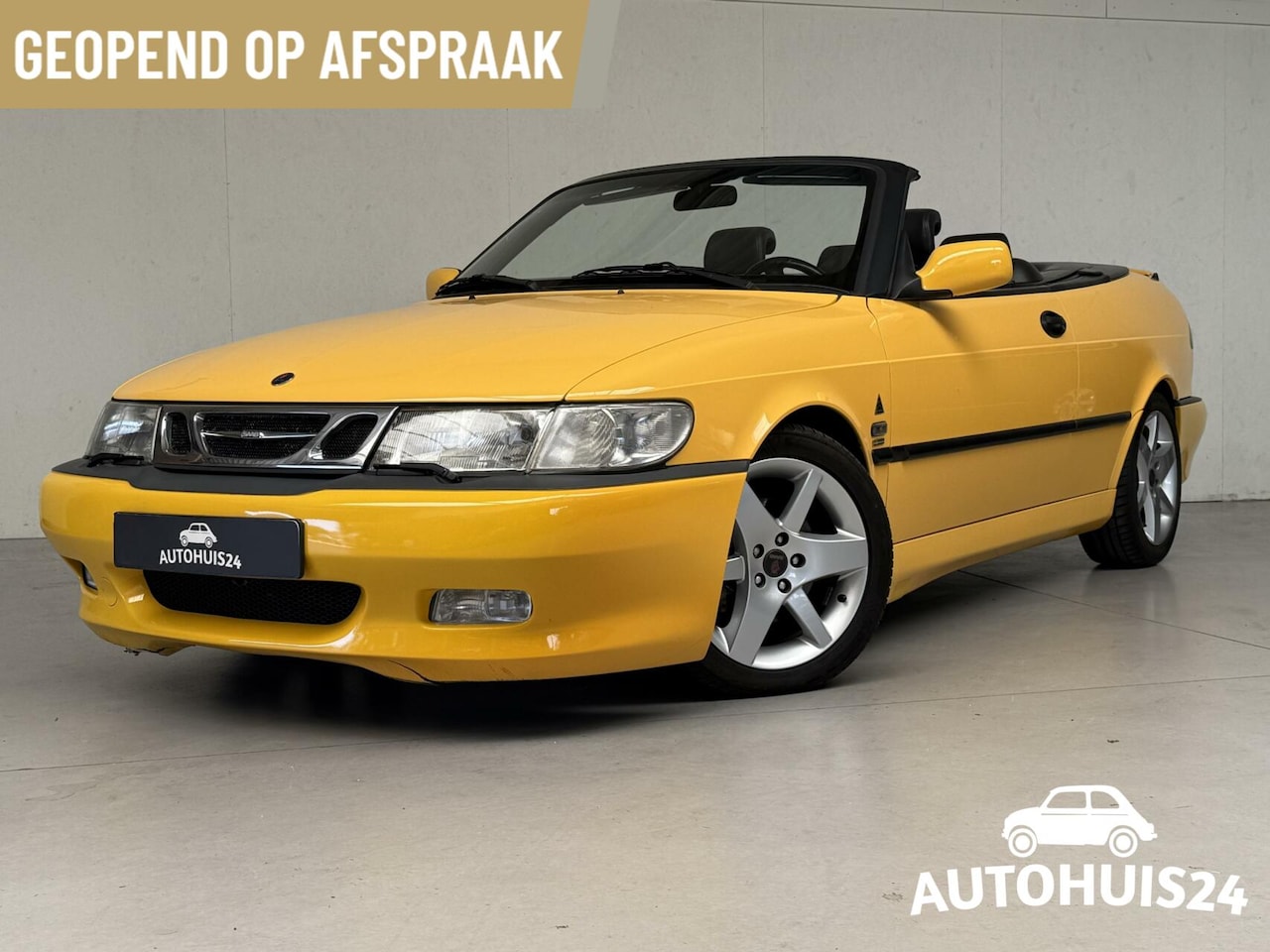 Saab 9-3 Cabrio - Monte Carlo Geel, VIGGEN LOOK - AutoWereld.nl