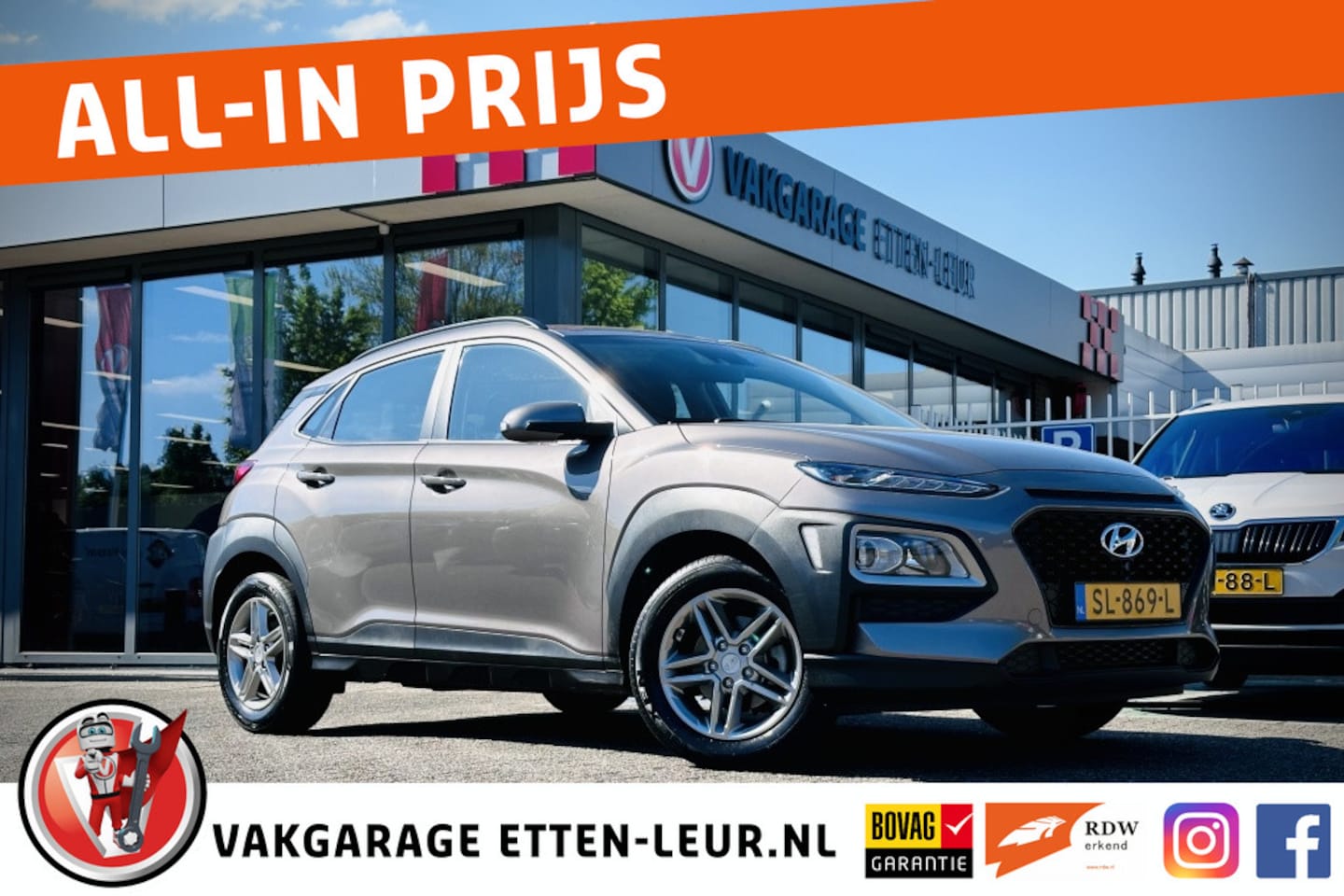 Hyundai Kona - 1.0T Comfort/camera / apple / andriod auto - AutoWereld.nl
