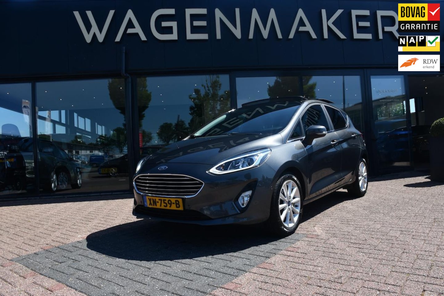 Ford Fiesta - 1.0 EcoBoost Titanium NAV|Cruis|PANO|Nieuw Driem - AutoWereld.nl