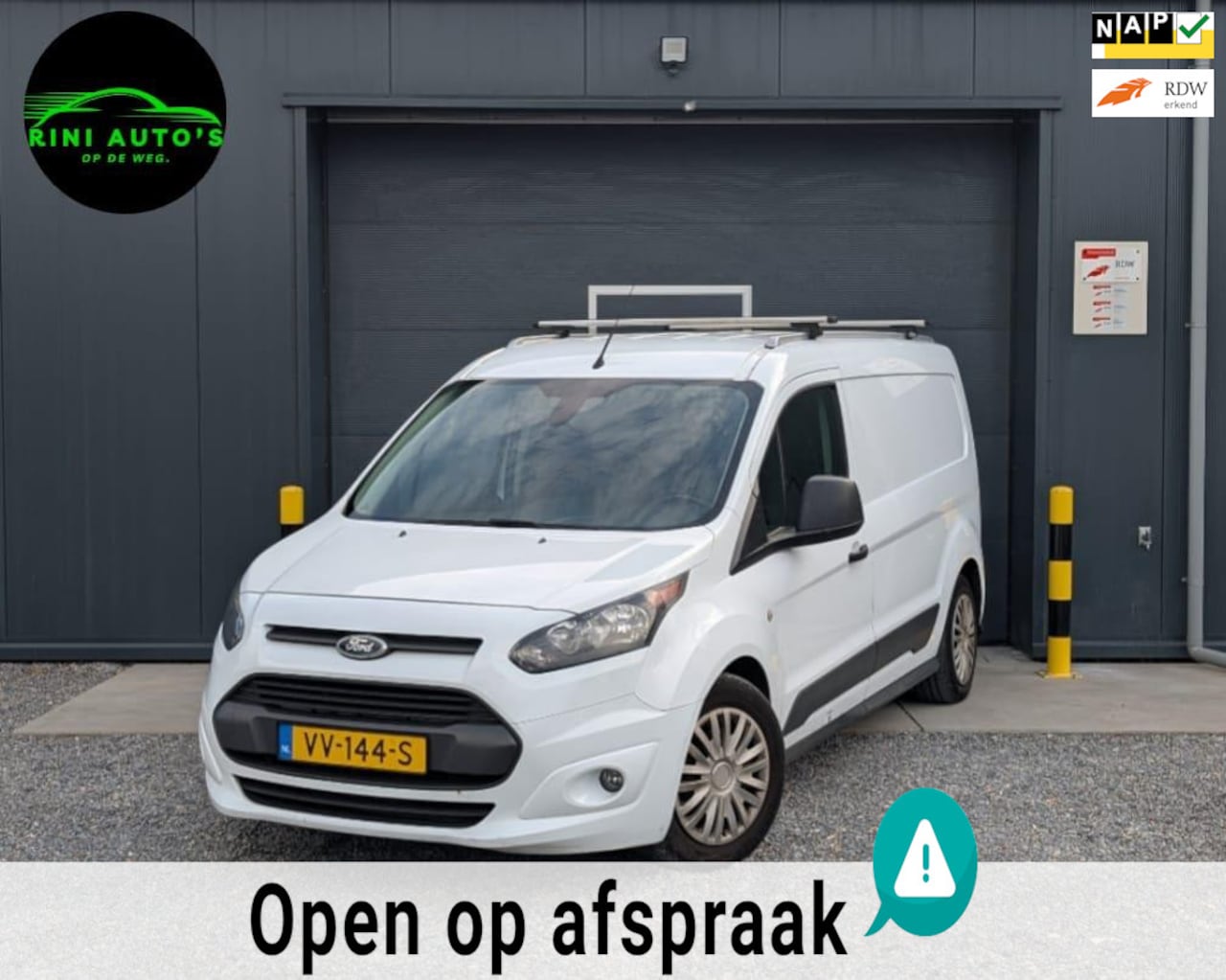 Ford Transit Connect - 1.5 TDCI L2 Trend. Ex. BTW,NAP, Airco, Cruise, Inbouwkast - AutoWereld.nl
