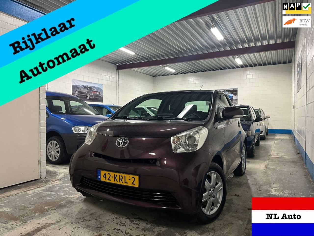 Toyota iQ - 1.0 VVTi Automaat/Airco/Pdc/Elek/Nap/NL Auto! - AutoWereld.nl