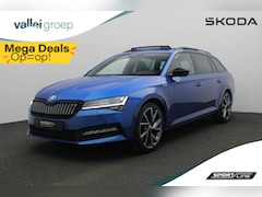 Skoda Superb Combi - 1.4 TSI 218 pk DSG iV Sportline Business | Panoramadak | Matrix LED | Geheugenstoelen | Na