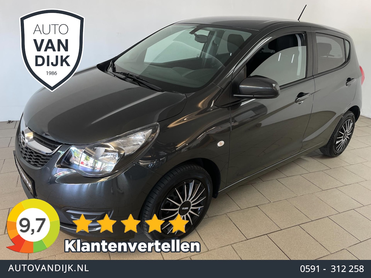 Opel Karl - 1.0 ecoFLEX Edition AIRCO CRUISE BLUETOOTH CARKIT PRIVACY GLAS SPARCO WIELDOPSET 1STE EIG - AutoWereld.nl