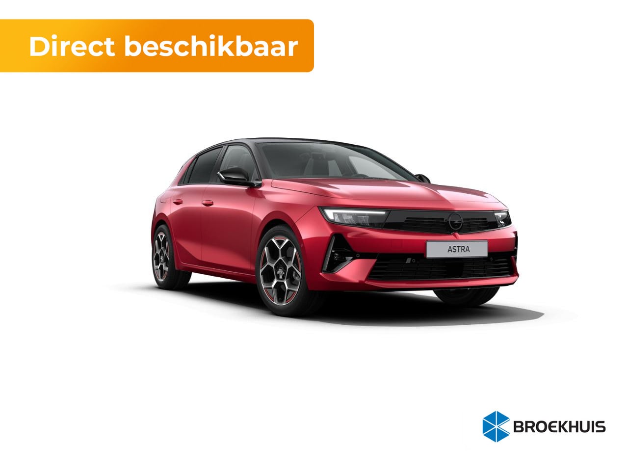 Opel Astra - GS | 18" Lichtmetalen velgen Diamond Cut met rode accenten, Pentagon | 3,7 kW boordlader ( - AutoWereld.nl
