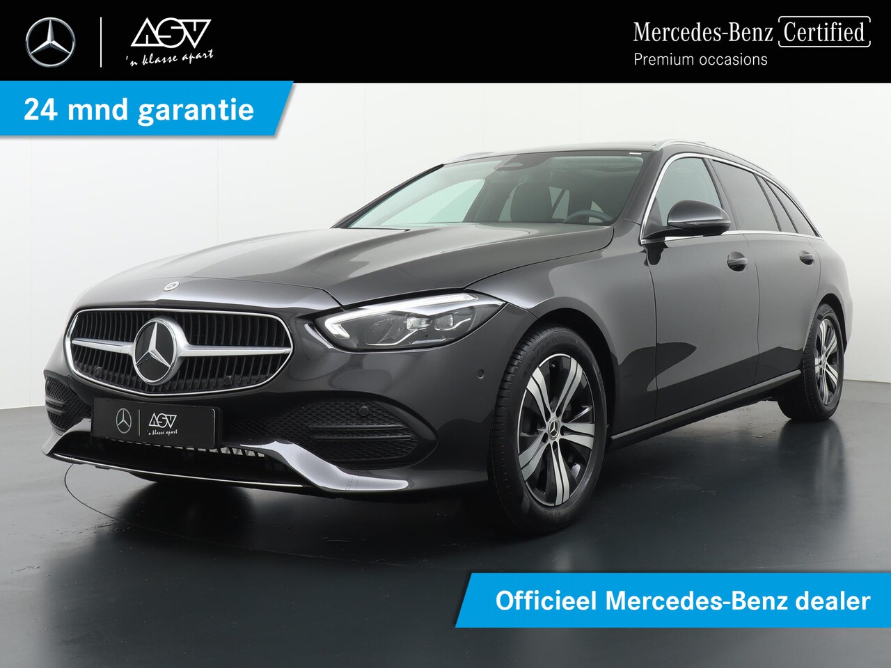 Mercedes-Benz C-klasse Estate - 180 Business Line | Panorama - Schuifdak | Trekhaak Wegklapbaar | Alarmsysteem | DAB+ Radi - AutoWereld.nl