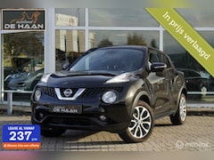 Nissan Juke - ELEKTRISCH GLAZEN PANORAMADAK LEDEREN INT FULL OPTIONS TEKNA AUT. 1.6 DIG-T NAVI PANO