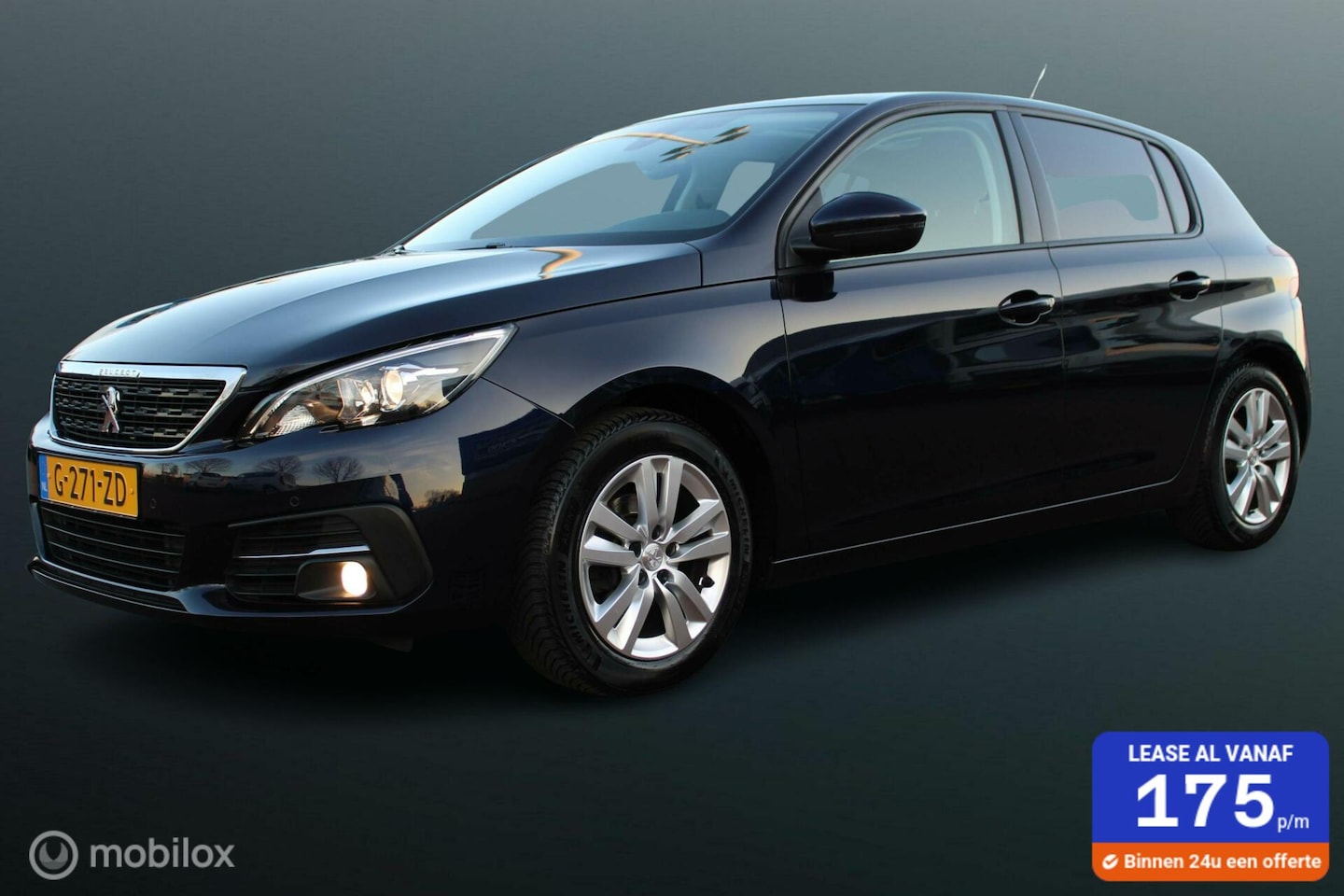 Peugeot 308 - 1.2 PureTech Blue Lease Executive 1.2 PureTech Blue Lease Executive, Pano, Trekhaak, Pdc voor + achter, Cruise, App connect, - AutoWereld.nl