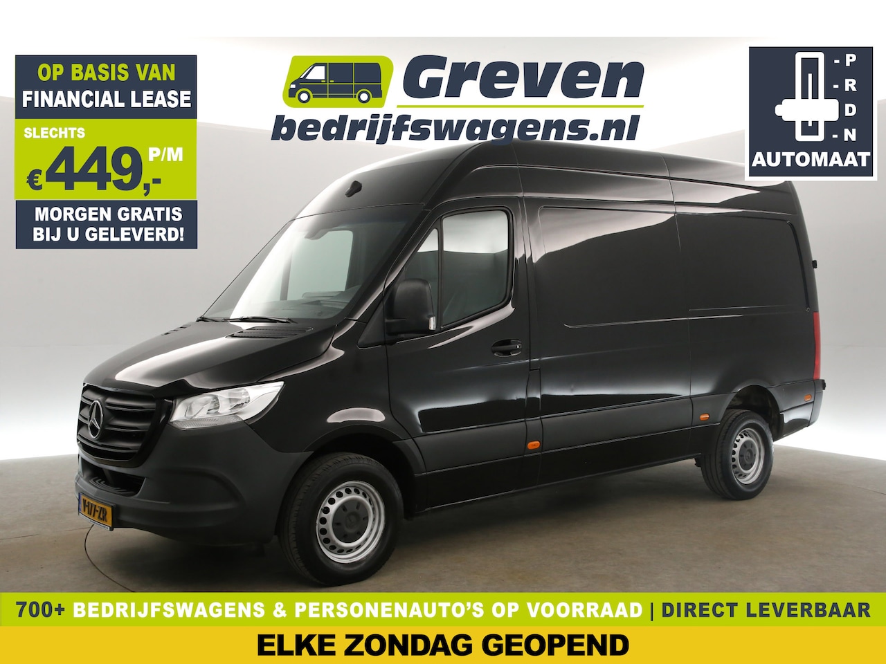 Mercedes-Benz Sprinter - 314 2.2 CDI L2H2 143PK 2800kg Trekgew. Automaat Airco Camera Carplay Cruise Leder 3 Persoo - AutoWereld.nl