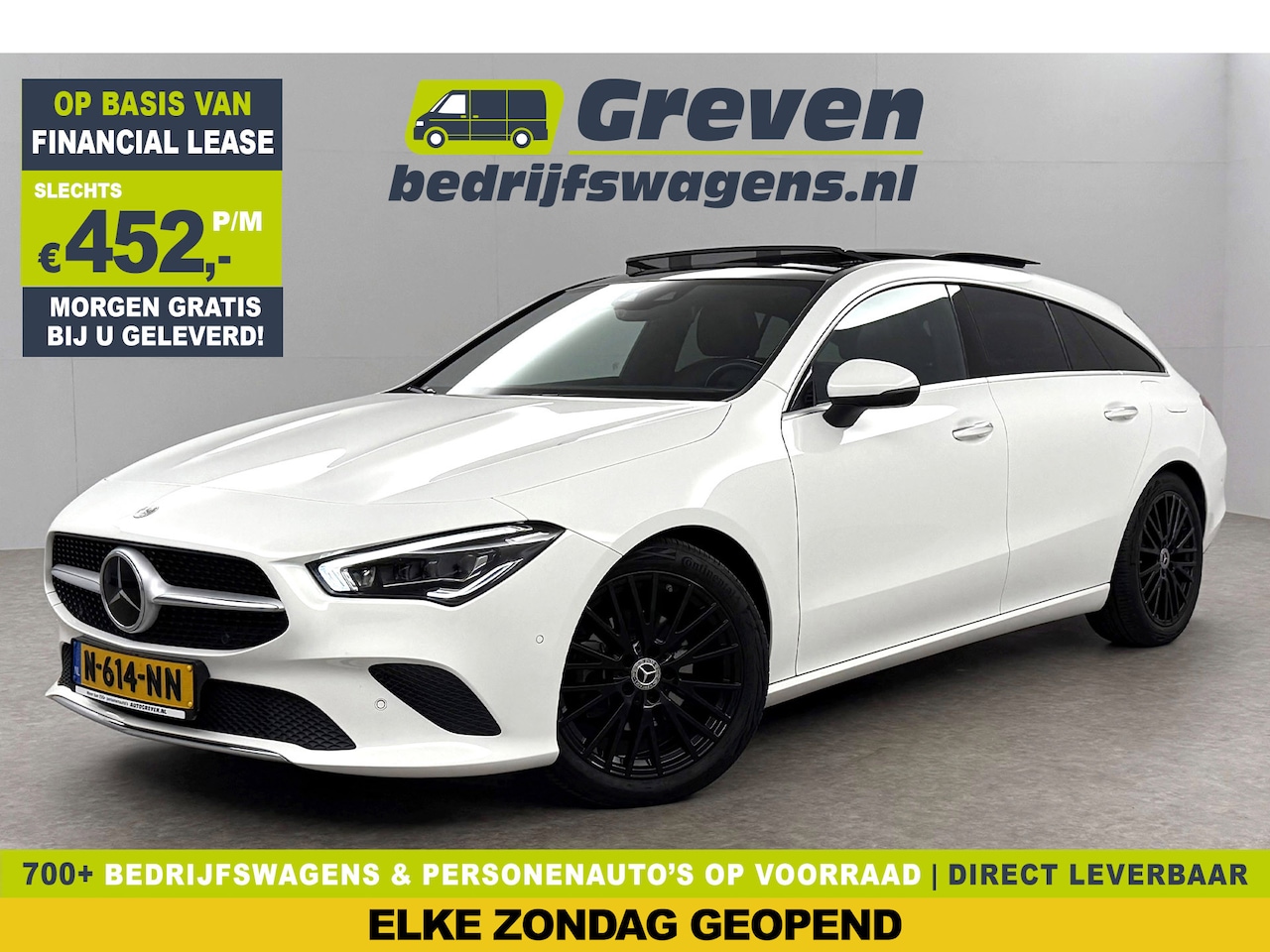 Mercedes-Benz CLA-Klasse - 180 AMG Pano Sfeerverl. Camera Carplay Virtual LED Memory Trekhaak Cruise Navi Clima PDC 1 - AutoWereld.nl