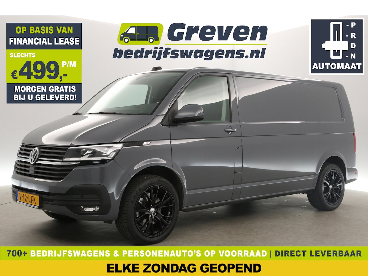 Volkswagen Transporter - 2.0 TDI L2H1 200PK DSG Automaat  Airco Camera Carplay ACC 19"LMV PDC Elektrpakket Trekhaak - AutoWereld.nl