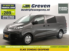 Citroën Jumpy - 2.0 BlueHDI L3H1 | Dubbele Cabine | 5 Persoons | Airco Cruise 2xSchuifdeur Parkeersensoren