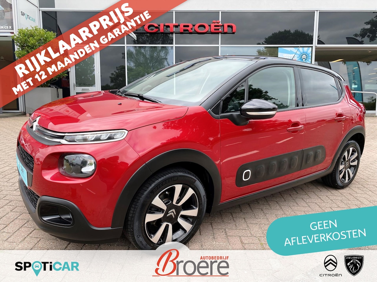 Citroën C3 - 1.2 Turbo 110pk EAT6 Automaat Business Shine | verw. voorstoelen, navigatie via apple carp - AutoWereld.nl