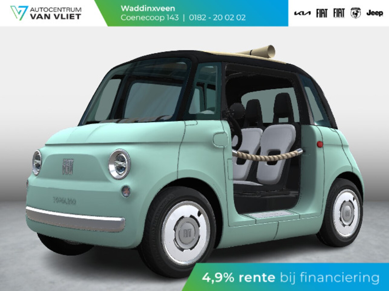 Fiat Topolino - Dolcevita | Binnenkort beschikbaar voor proefritten | Actieradius 75km - AutoWereld.nl