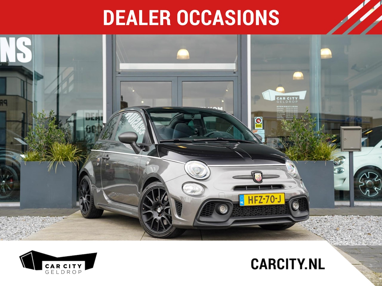 Abarth 595 - Abart 595C 1.4 T-Jet Competizione / Brembo / Monza / Carplay / Navi / DAB+ / Sabelt / Clim - AutoWereld.nl