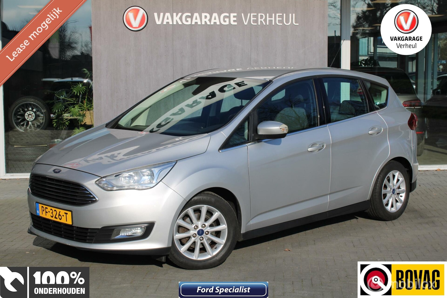 Ford C-Max - 1.0 Titanium|125Pk|Trekhaak|Navi|Boekjes - AutoWereld.nl