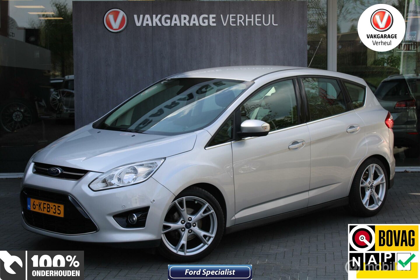 Ford C-Max - 1.0 Titanium|125Pk|Navi|Camera|Boekjes|Nap - AutoWereld.nl