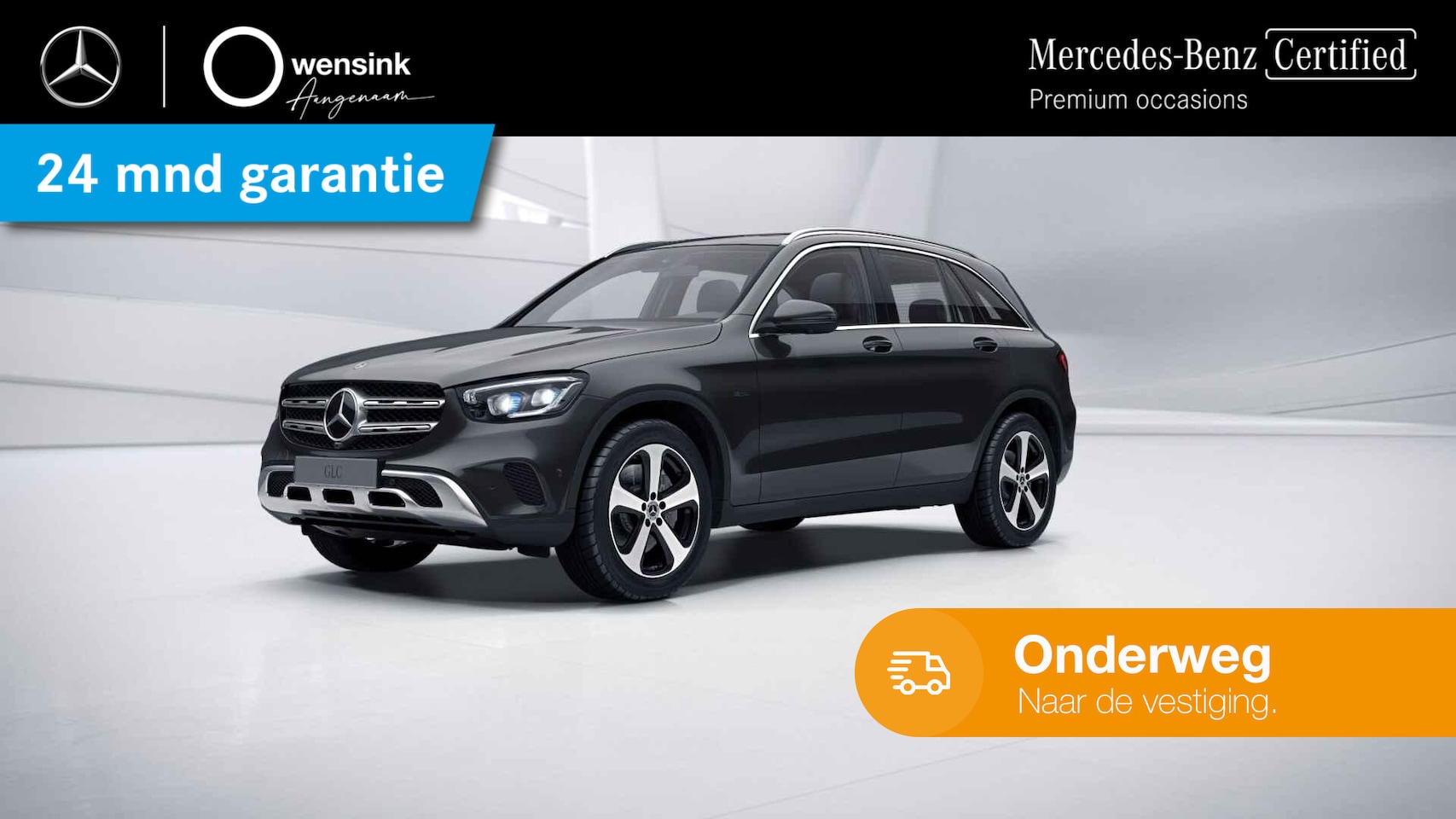 Mercedes-Benz GLC-klasse - 300e 4MATIC Business Solution AMG | Lederen bekleding | Distronic | 360 graden camera | St - AutoWereld.nl