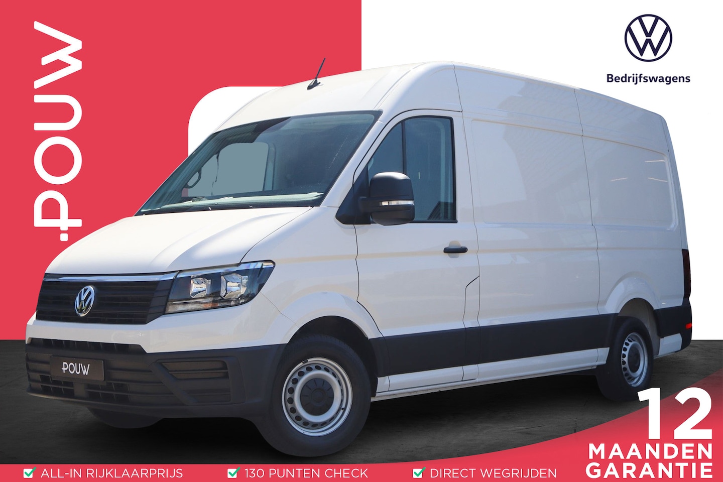 Volkswagen Crafter - 35 2.0 TDI 140pk AUT L3H3 Trendline EURO VI | Apple Carplay/Android Auto | Camera - AutoWereld.nl