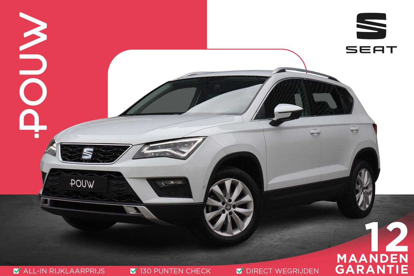 Seat Ateca - 1.0 EcoTSI 115pk Style Business Intense | Navigatie | Achteruitrijcamera | Parkeersensoren - AutoWereld.nl