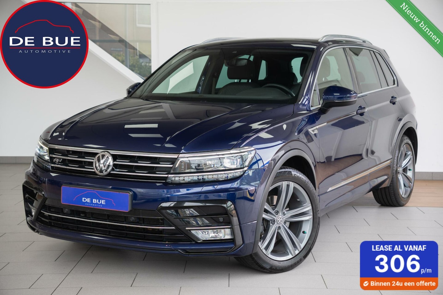 Volkswagen Tiguan - 1.4 TSI R Line|Org NL|1ste Eig|Trekhaak|LED|Dealer Onderhouden - AutoWereld.nl