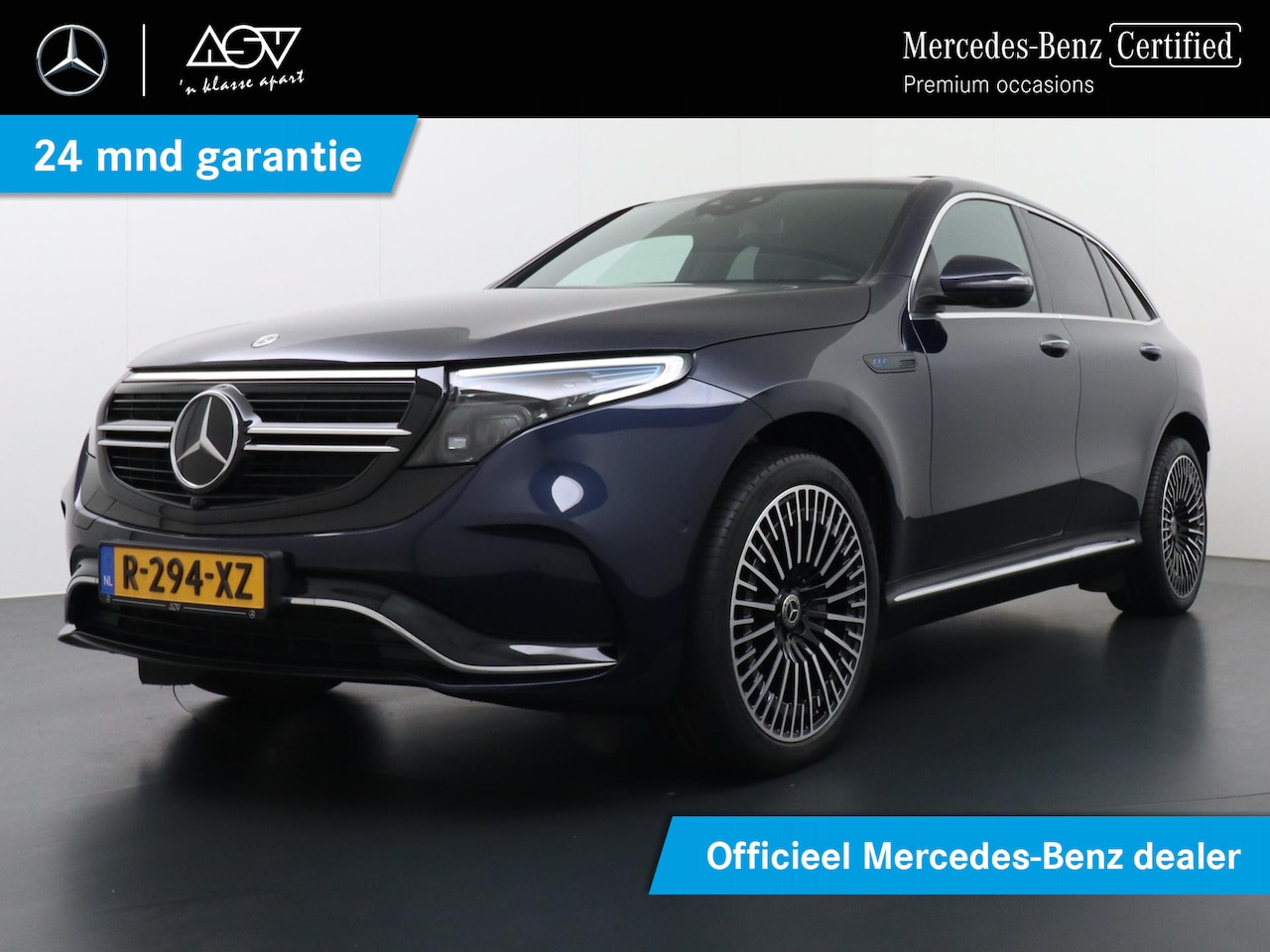 Mercedes-Benz EQC - 400 4MATIC AMG Line 80 kWh Stoelmassage, Wegklapbare trekhaak, Head-up Display - AutoWereld.nl
