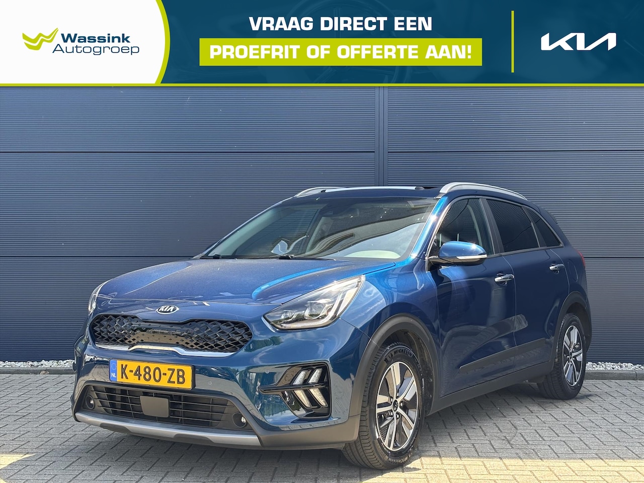 Kia Niro - 1.6 GDi Hybrid 141pk DCT6 ExecutiveLine | Leder | Schuifdak | JBL audio | stoelen stuur ve - AutoWereld.nl